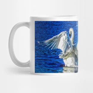 Artistic Swan Mug